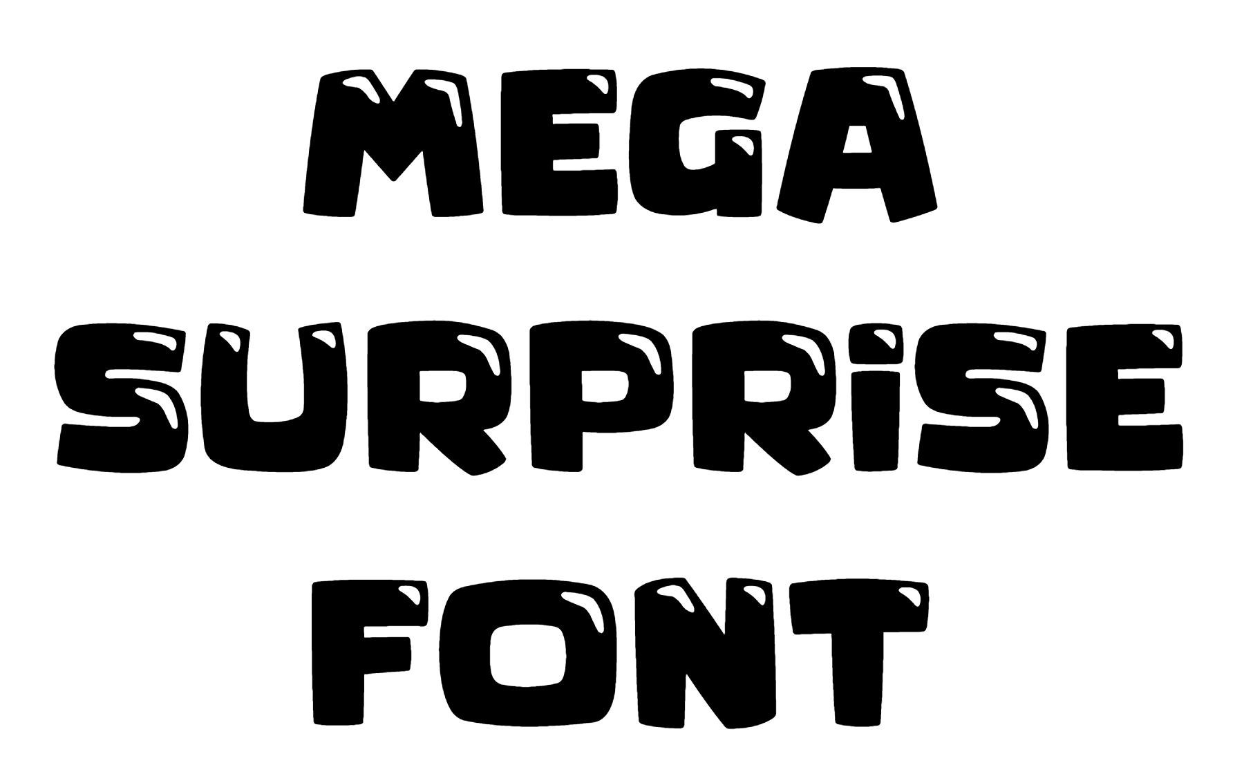 Mega Surprise Font free download