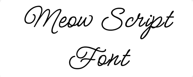 Meow Script Font free download