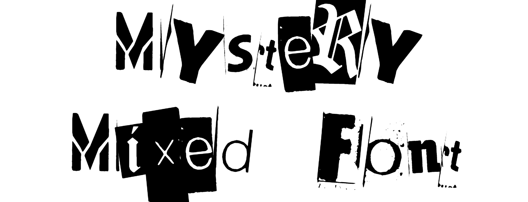 Mystery Mixed Font free download