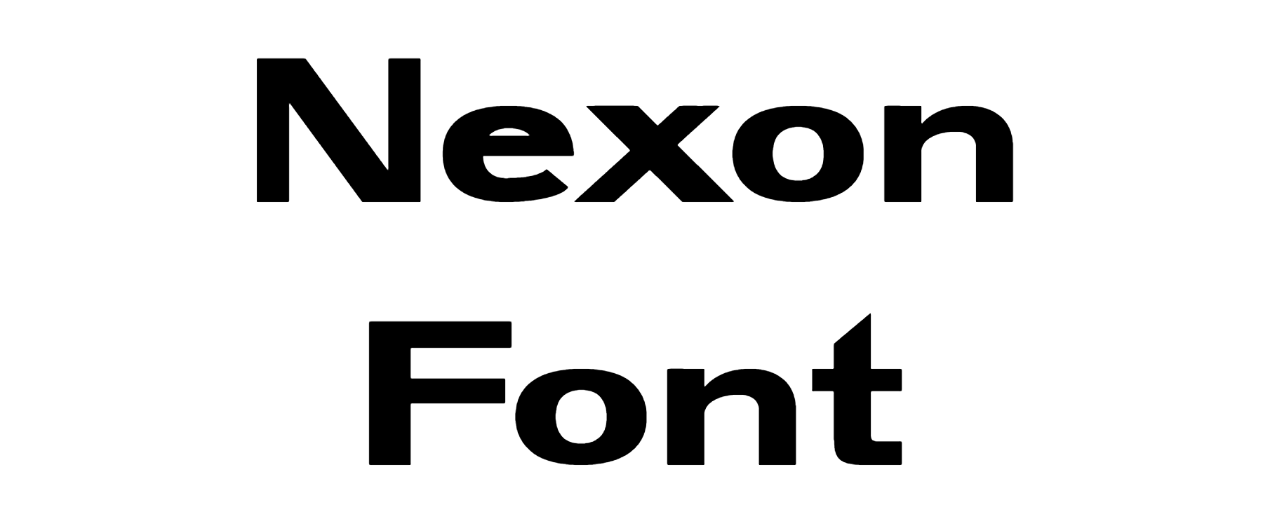 Nexon Font free download