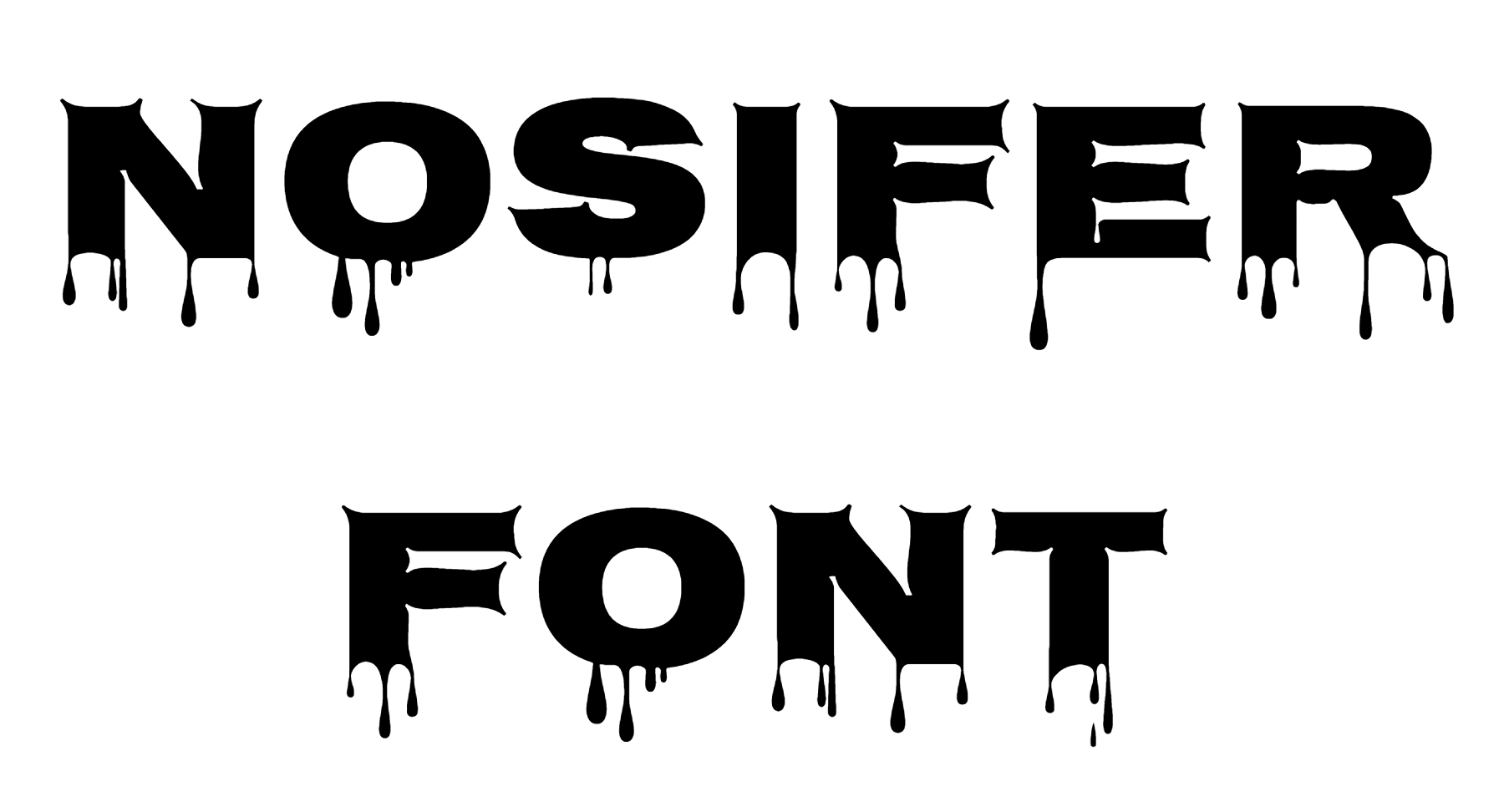 Nosifer Font free Download