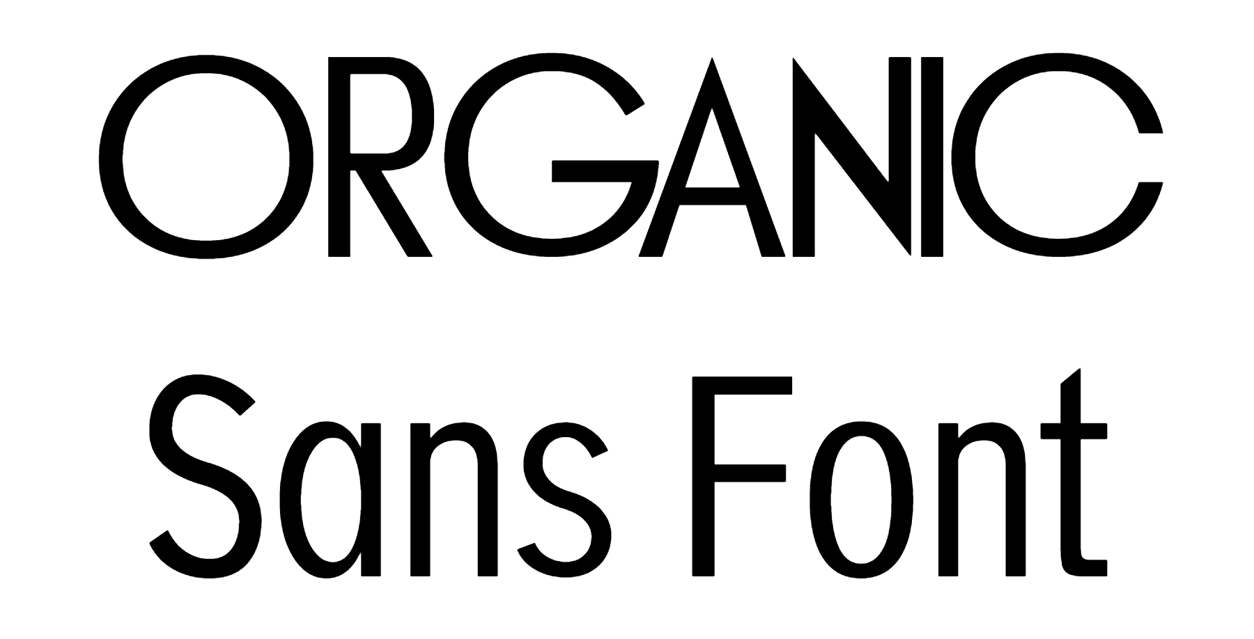 ORGANIC Sans Font free download