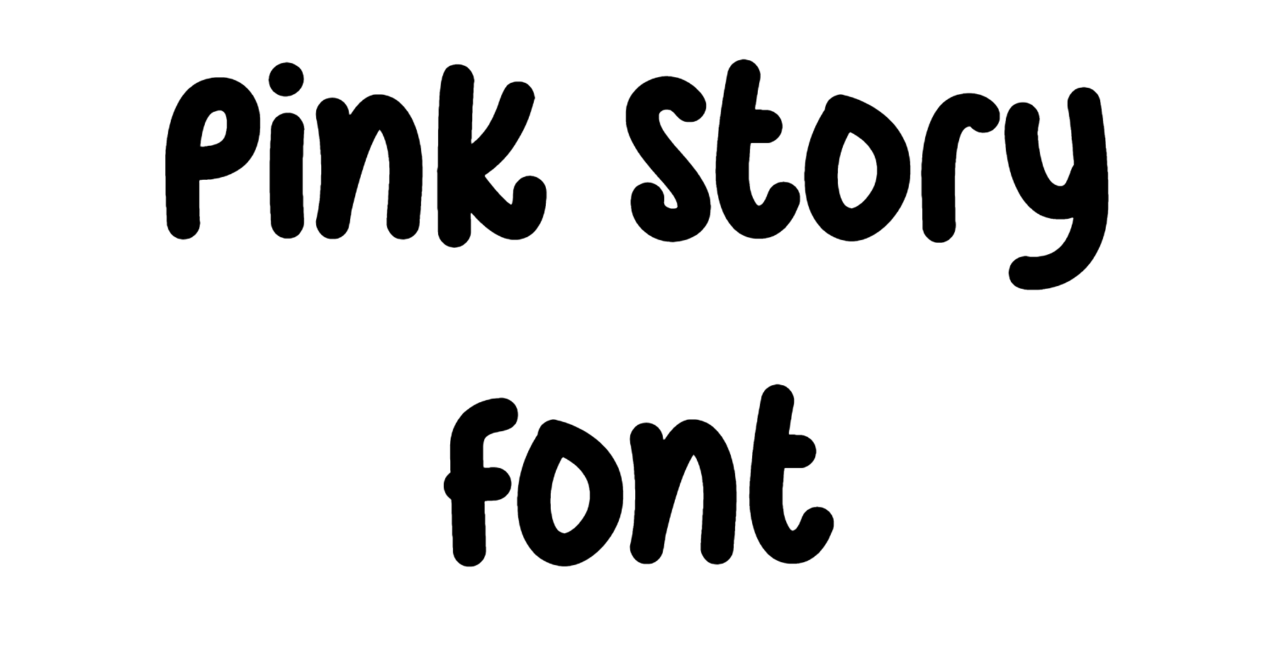 Pink story font free download