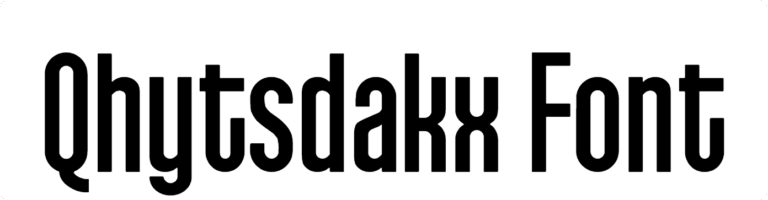 Qhytsdakx Font Download