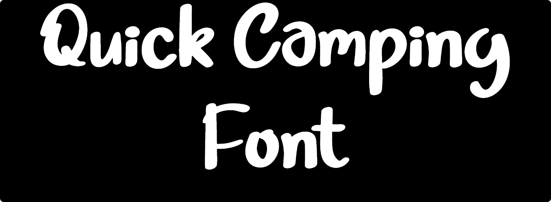 Quick Camping Font Download