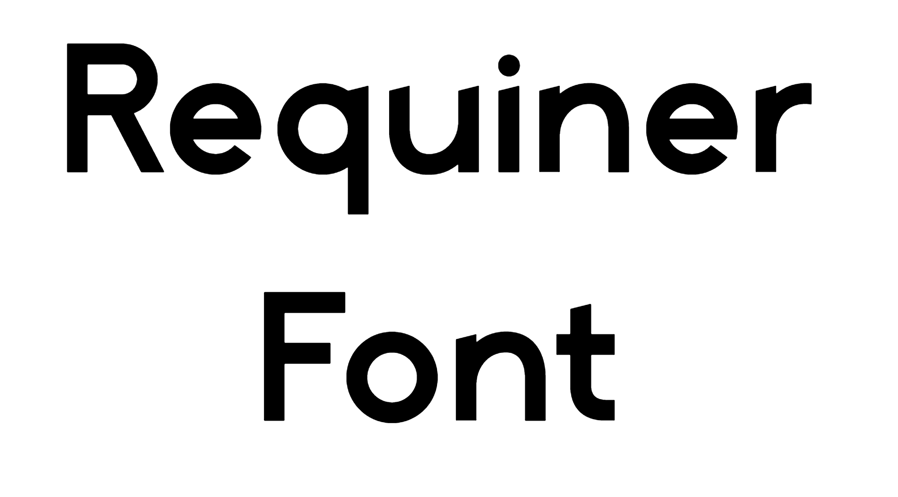 Requiner Font free download