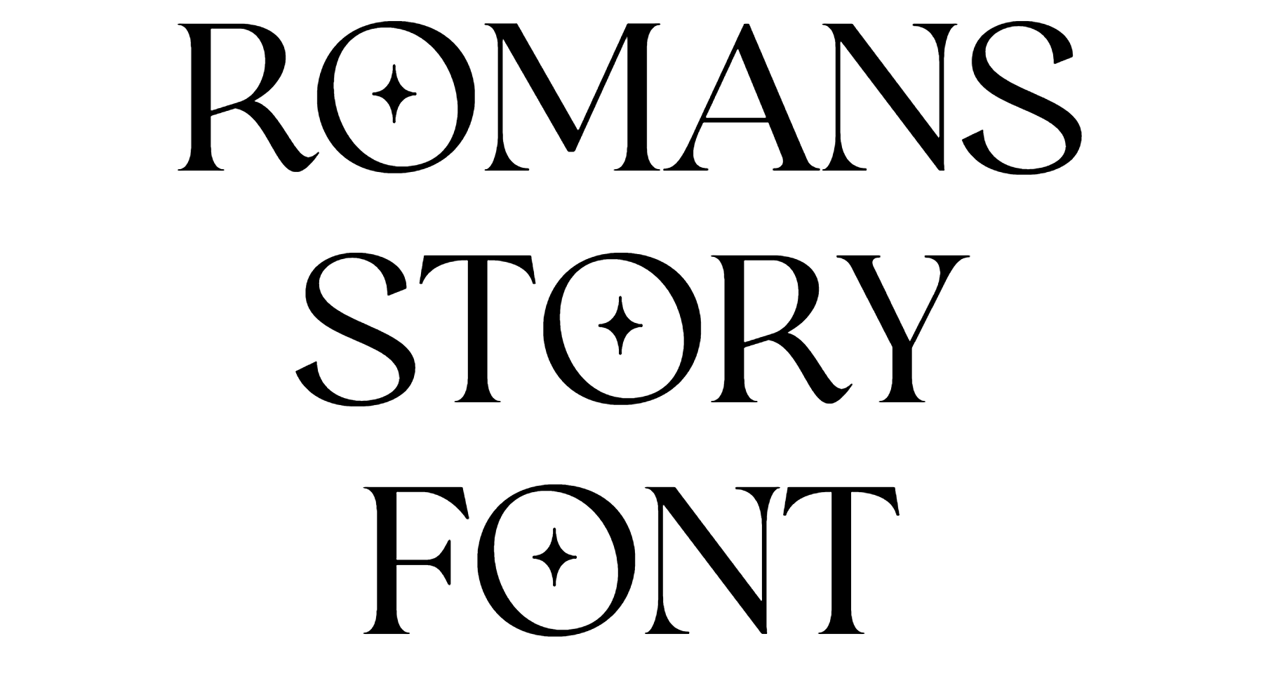 Romans Story Font Download, Romans Font free download