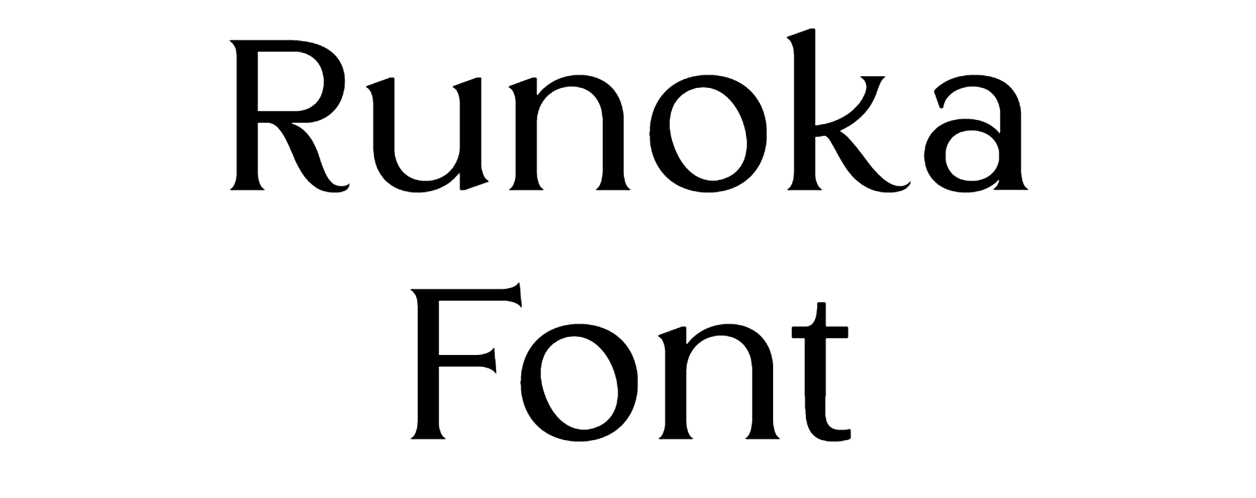 Runoka Font free download