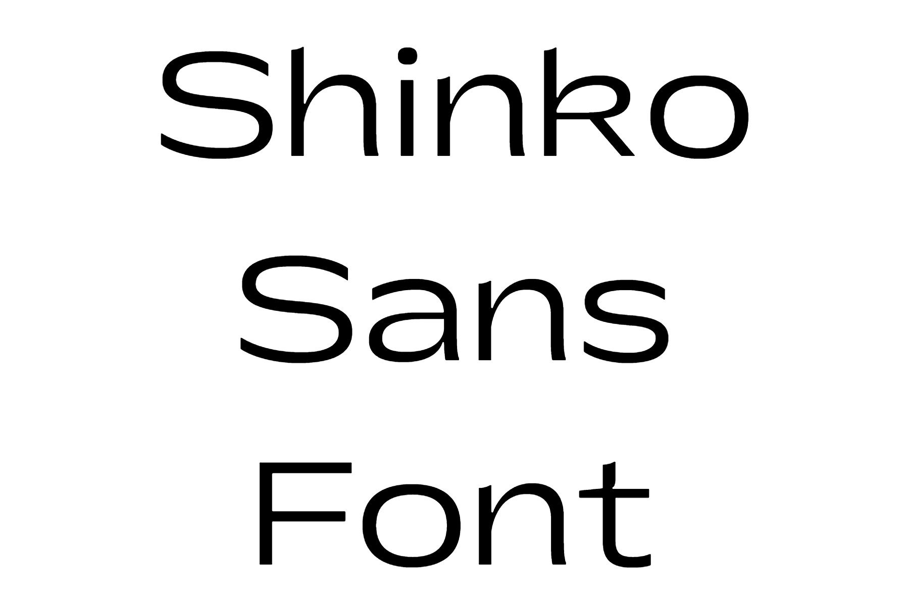 Shinko Sans free download