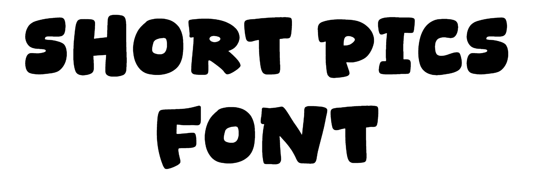 Short Pics Font free download