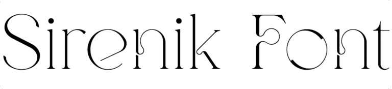 Sirenik Font preview