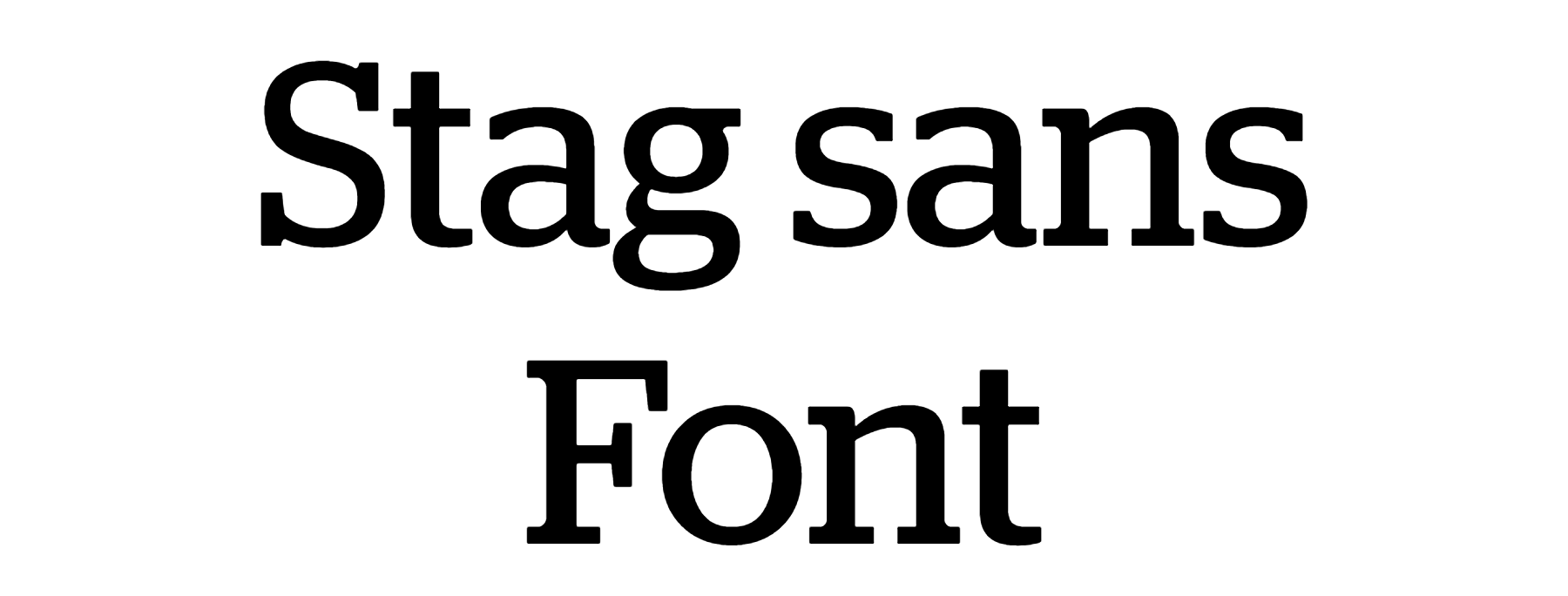 Stag sans Font free download