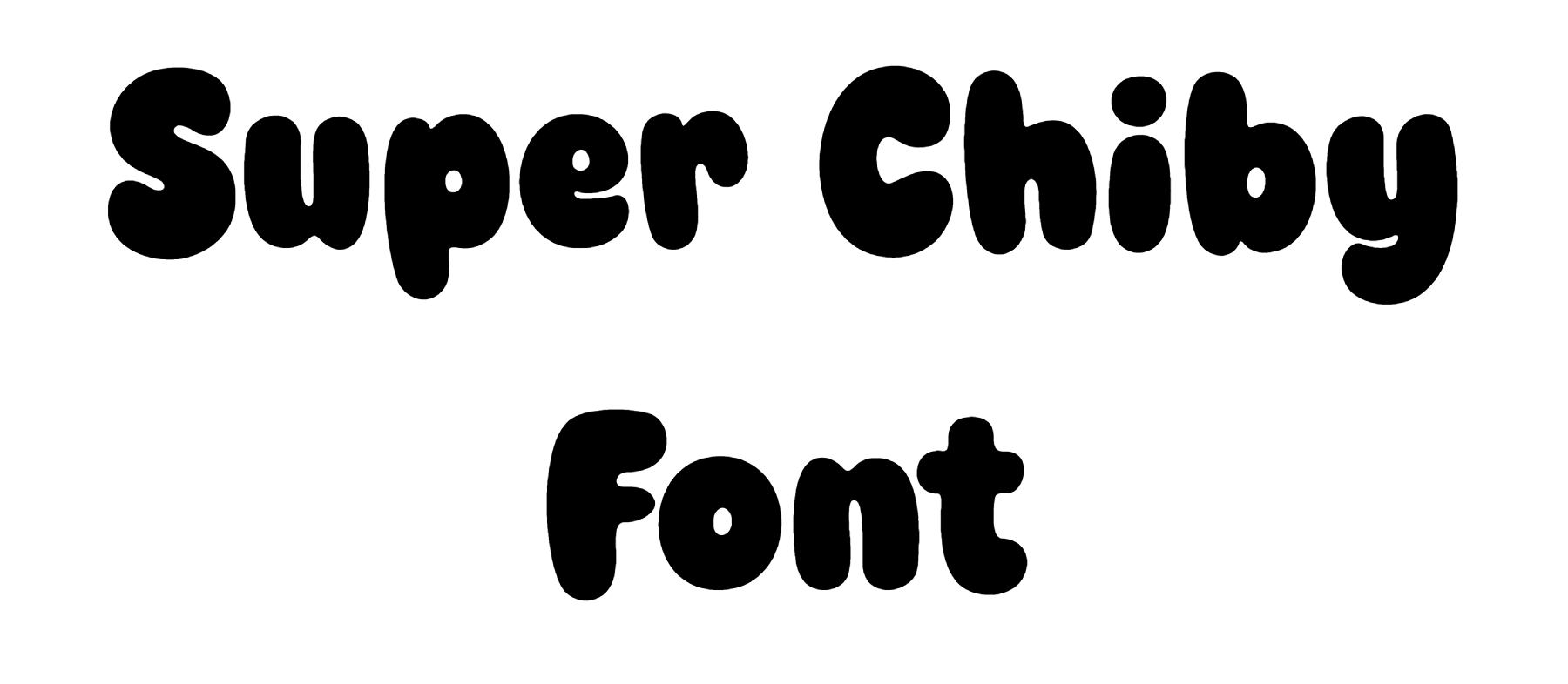 Super Chiby Font free download