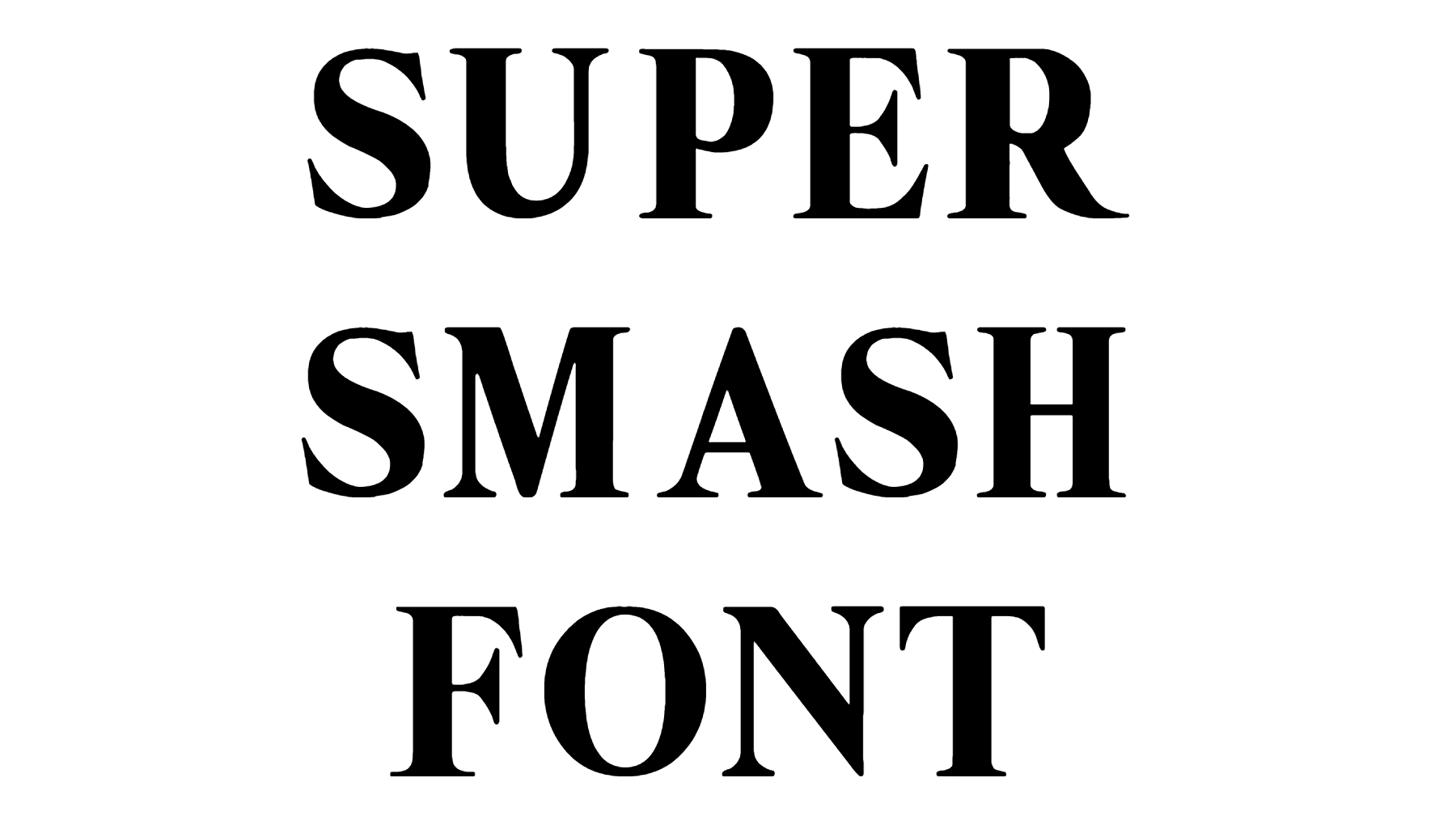 Super Smash Font free download