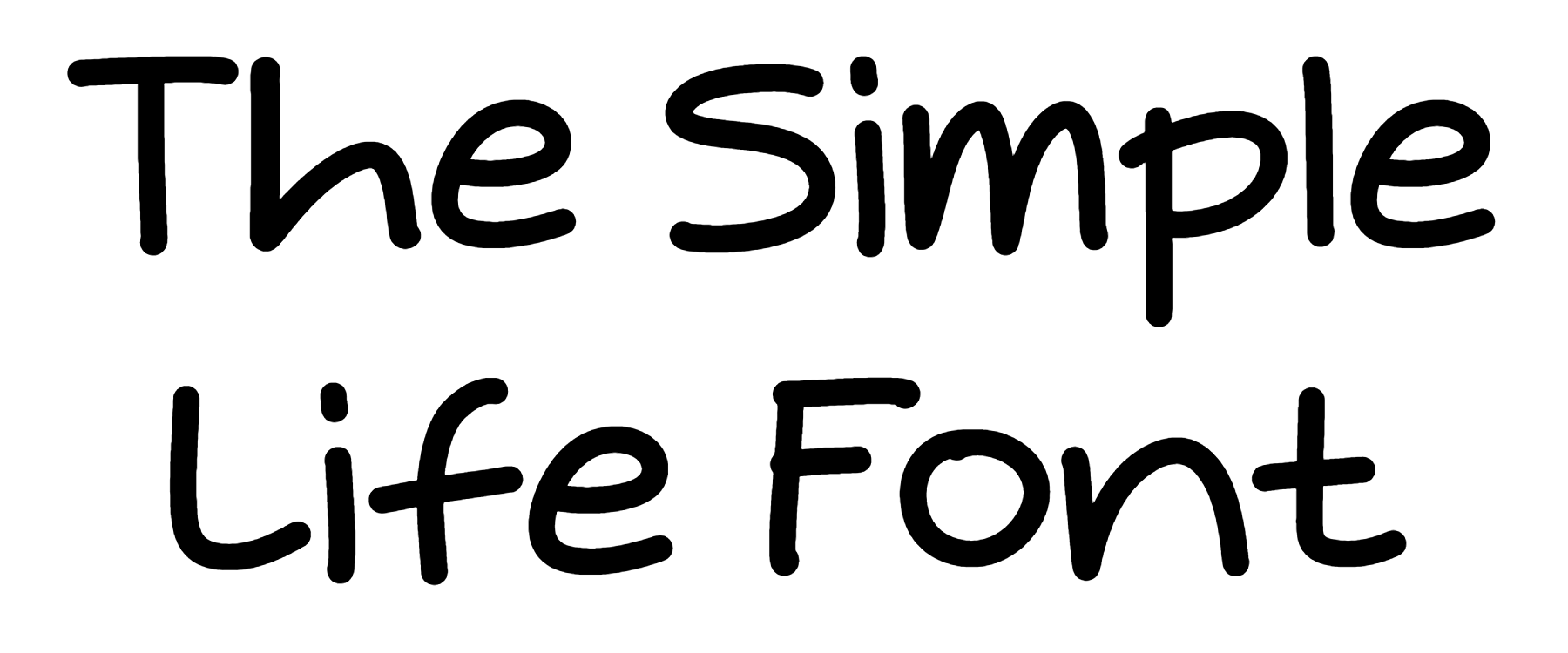 The Simple Life Font free download