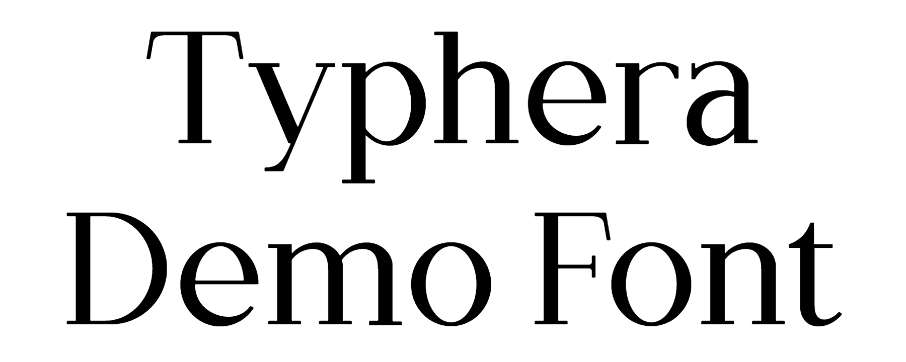 Typhera Font free Download