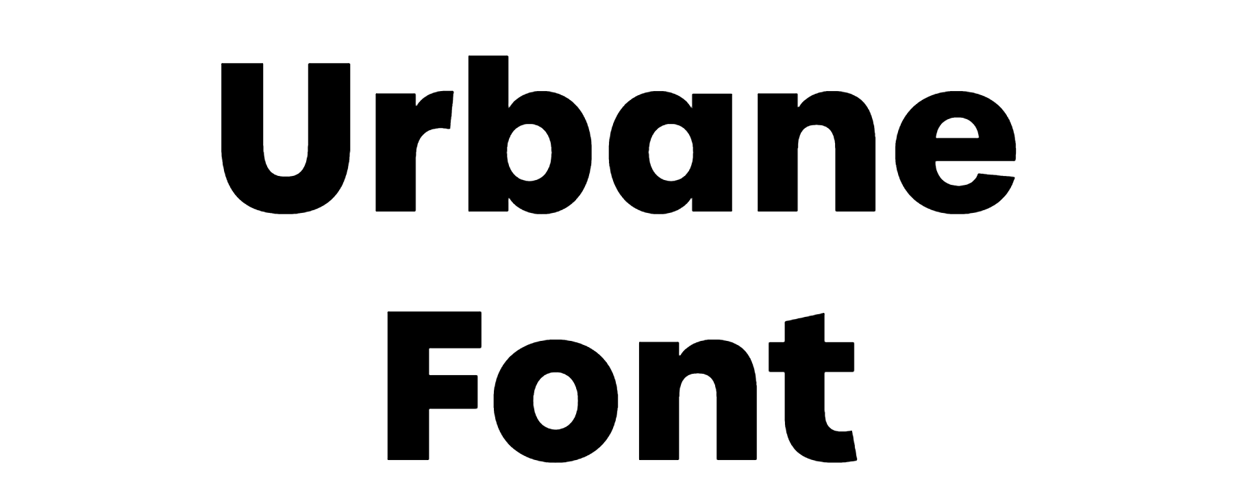 Urbane Font free download