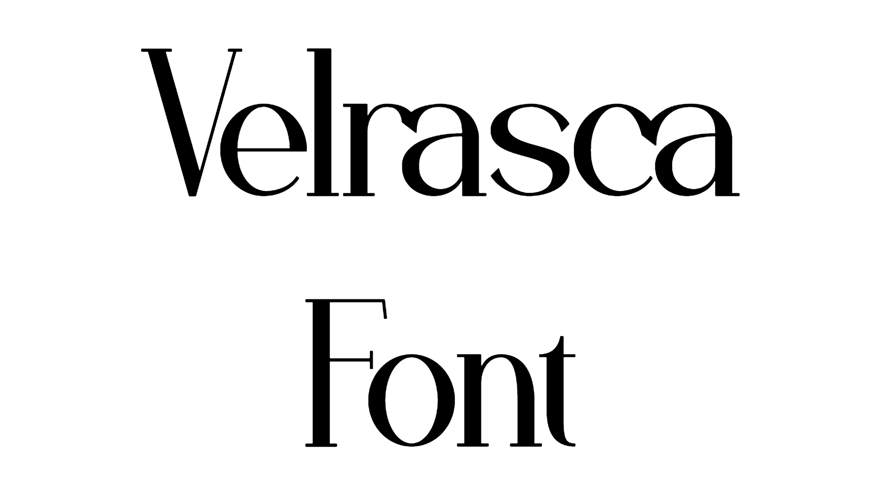 Velrasca Font free download
