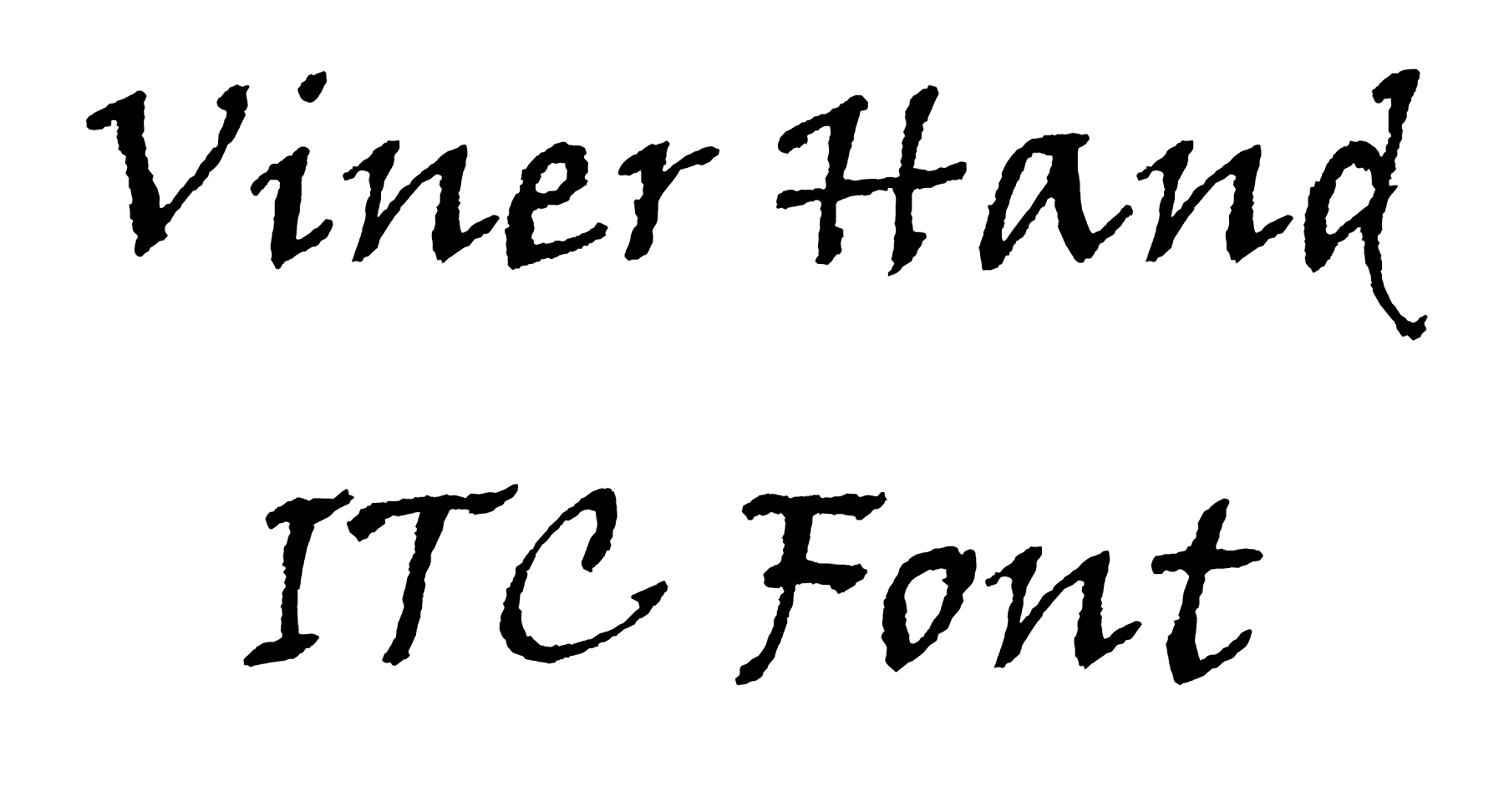 Viner hand font free download