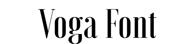 Voga Font free download