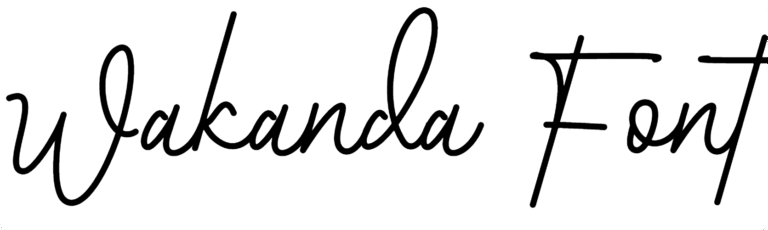 Wakanda Font free download