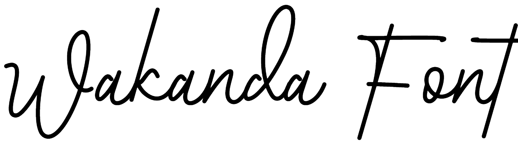 Wakanda Font free download