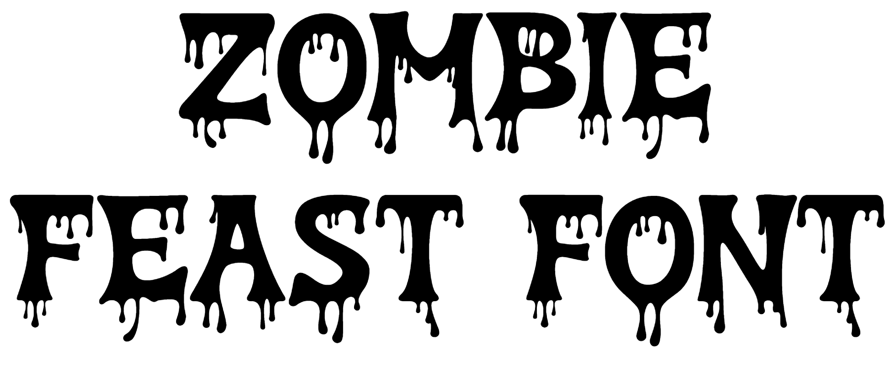 Zombie Feast Font free download