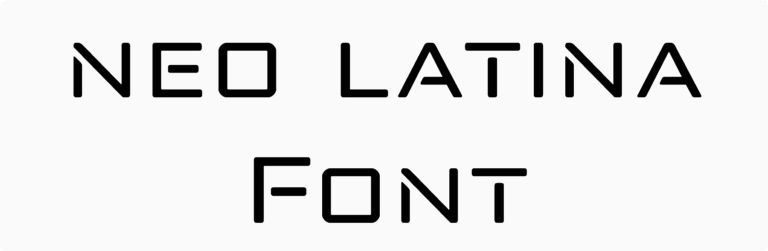 neo latina Font free download