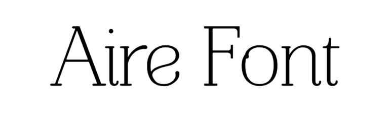 Aire Font free download