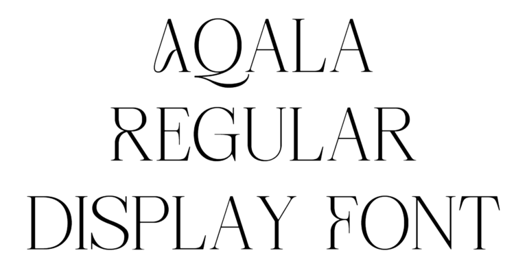 Aqala Regular Display Font free download