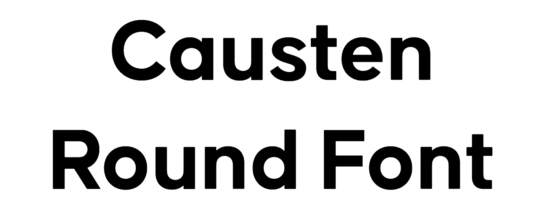 Causten Round Font free download