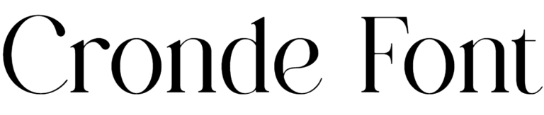 Cronde Font free download