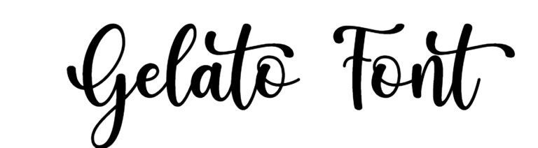 Gelato Font free download