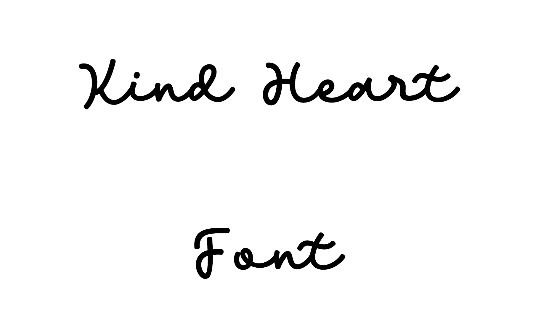 Kind Heart Font