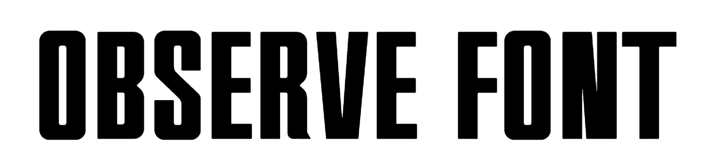 Observe Font free download