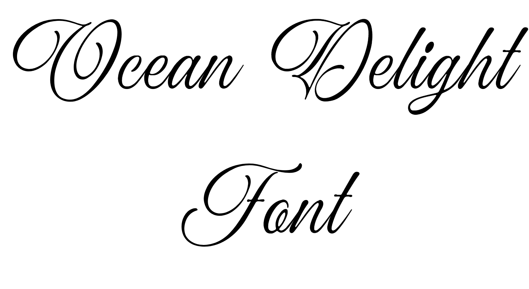 Ocean Delight Font free download