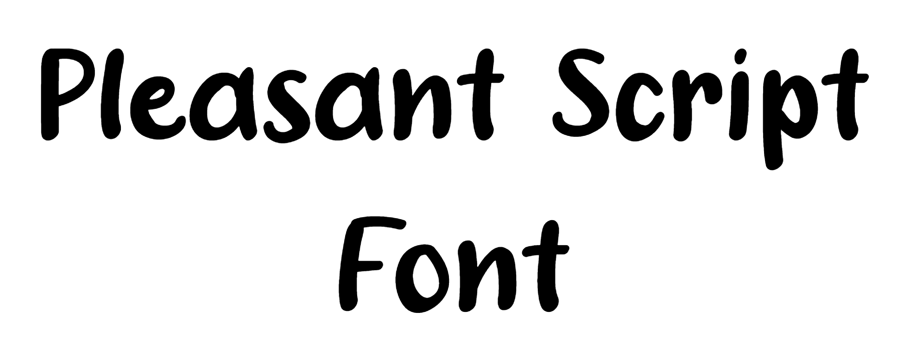 Pleasant Script Font free download