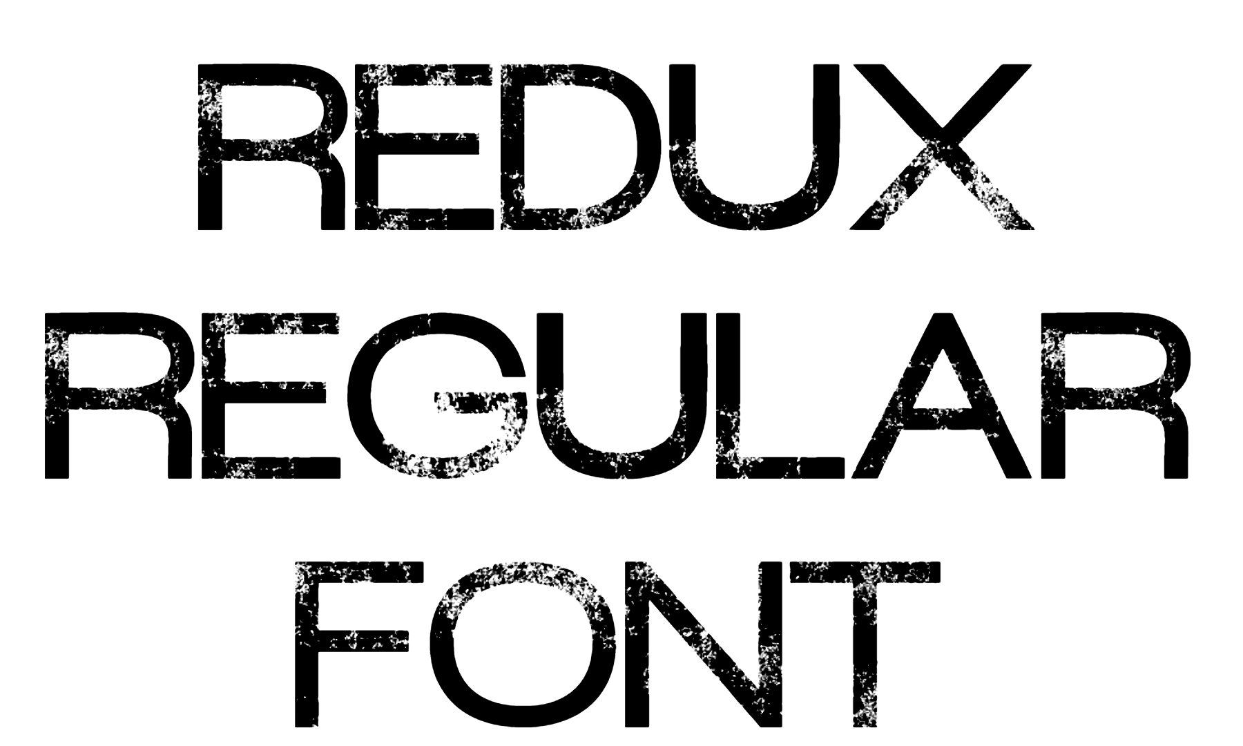 Redux Regular Font free download
