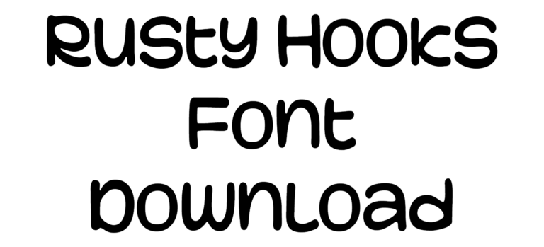 Rusty Hooks Font free download