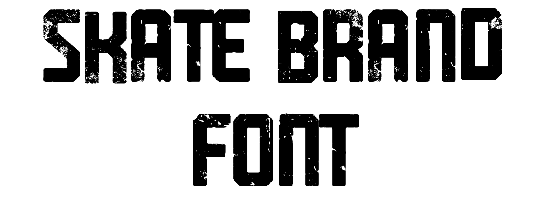 Skate Brand Font free download