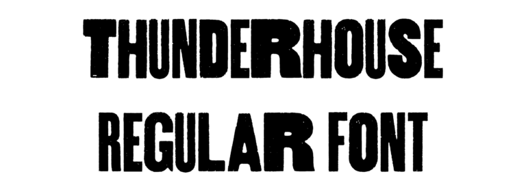 Thunderhouse Regular Font free download