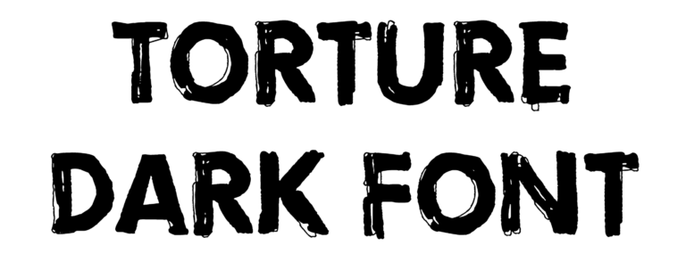 Torture Dark Font free download