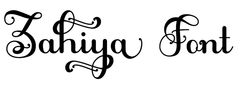 Zahiya Font free download
