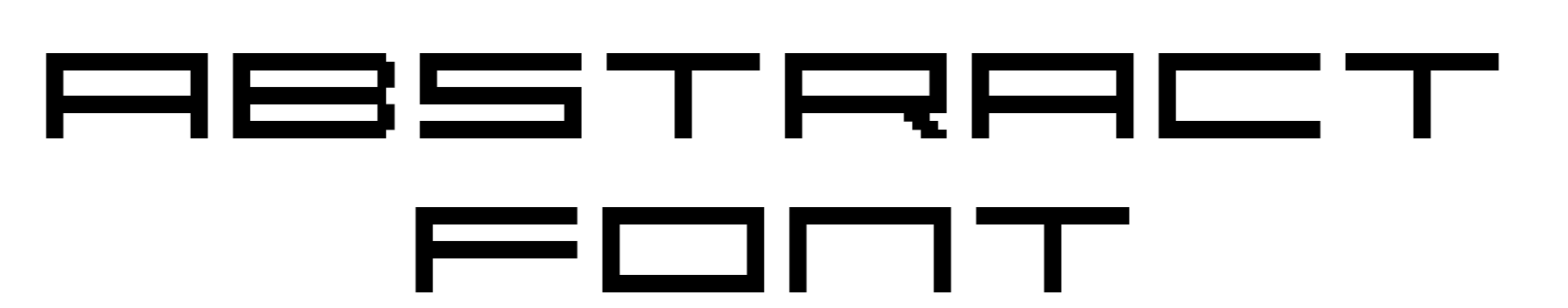 Abstract Font download