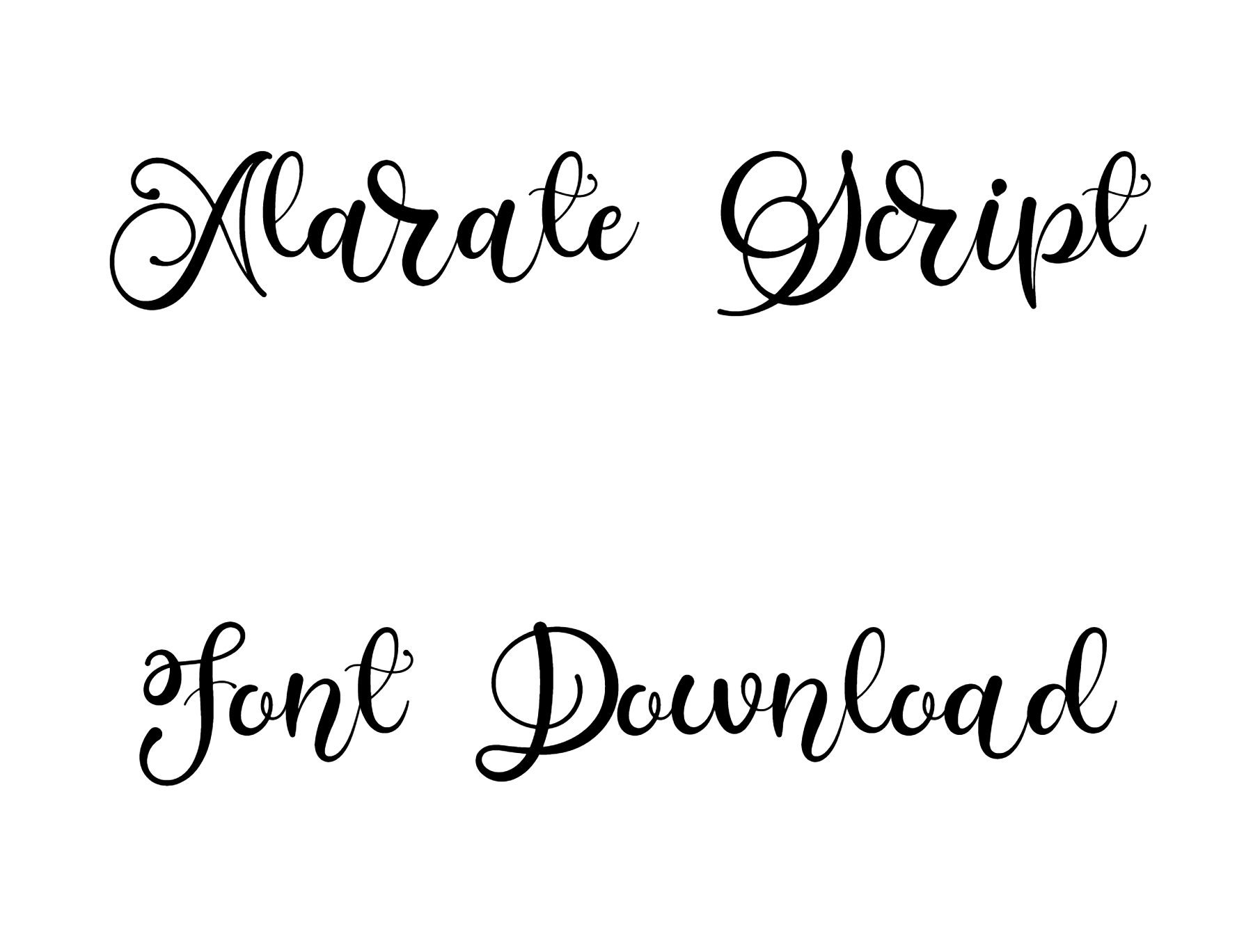 Alarate Script Font Download
