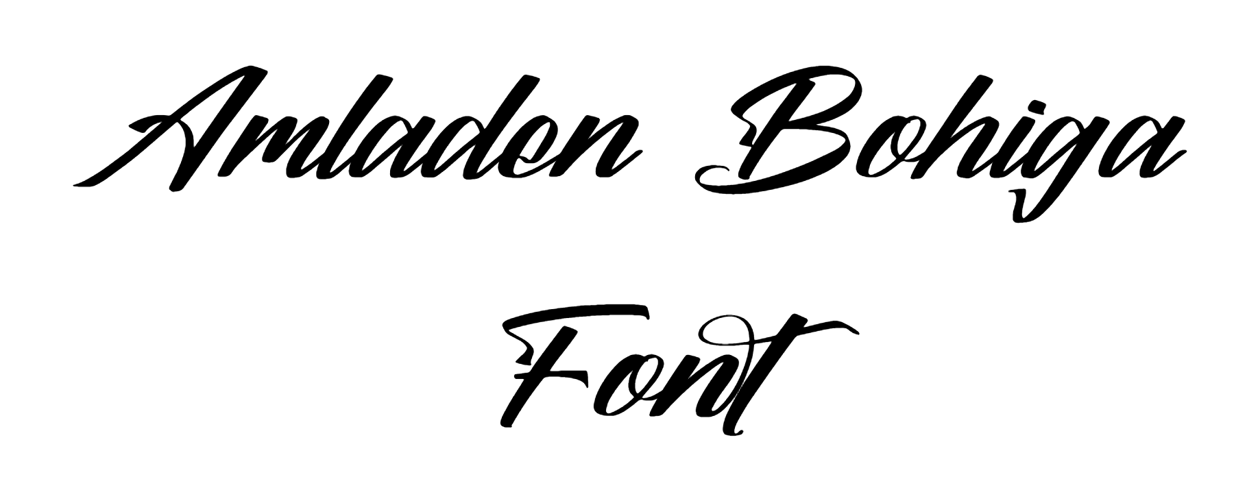 Amladen Bohiga Font Download