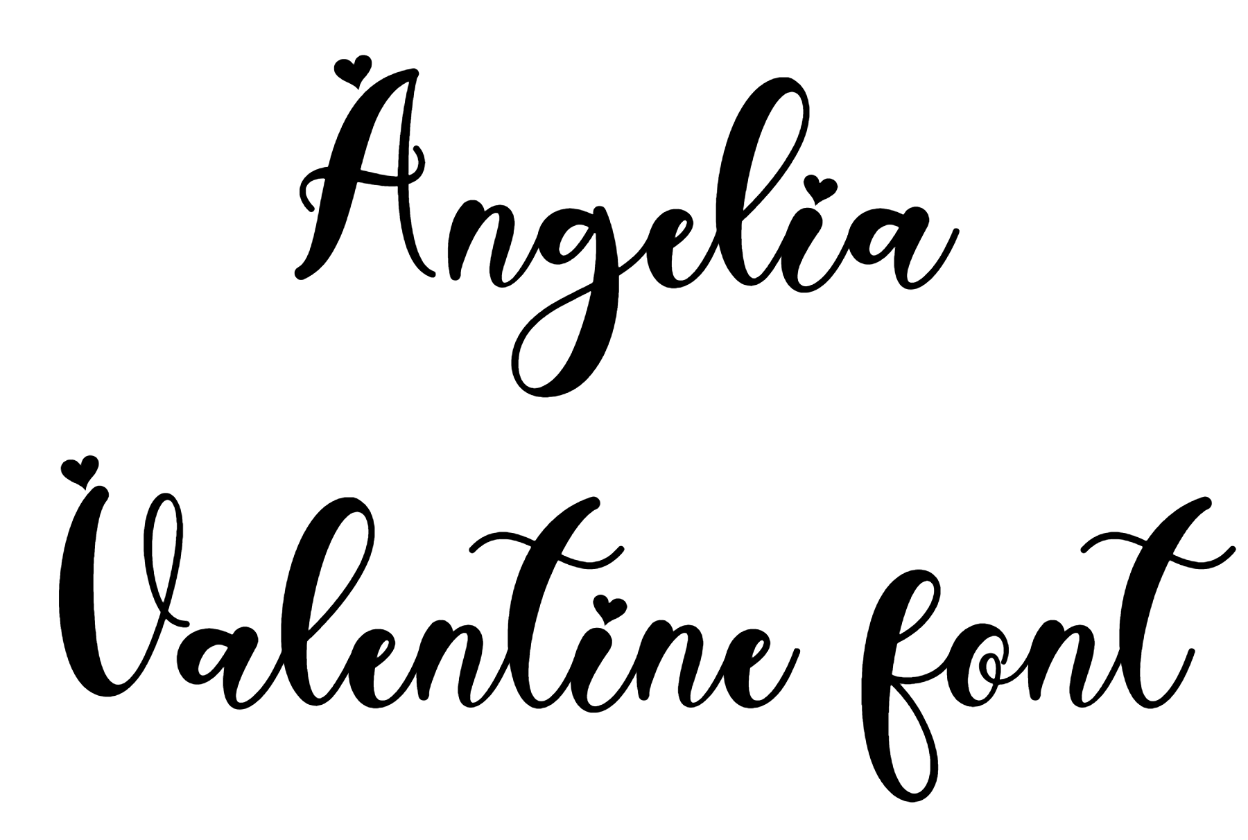 Angelia Valentine font download