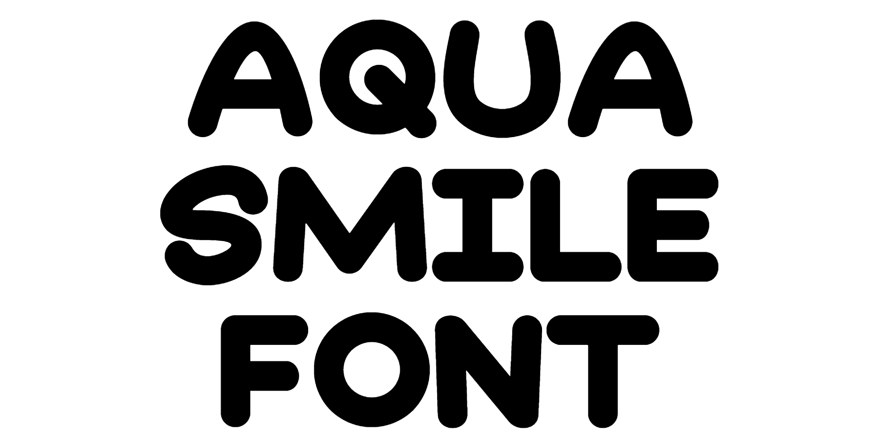 Aqua Smile font download