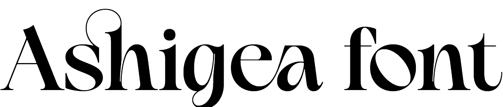 Ashigea font download