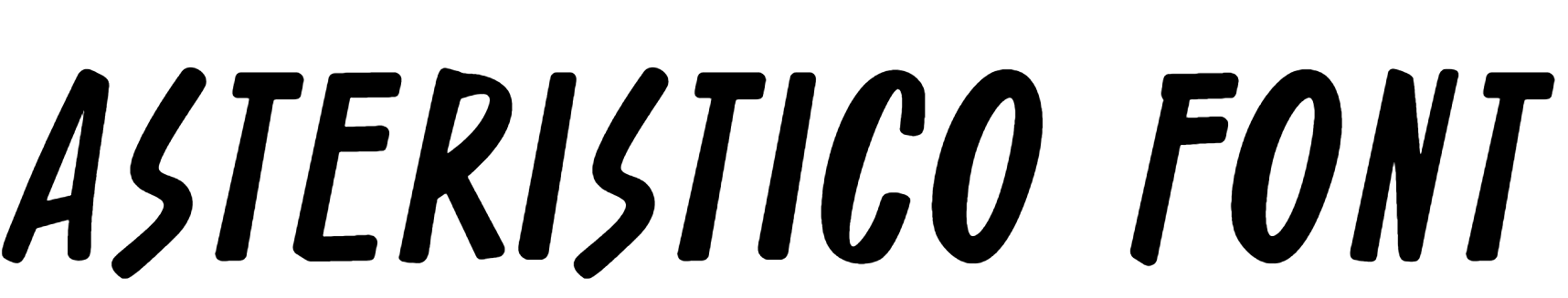 Asteristico font download